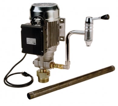 Elec-Spigot Oil Pump System Vert-Mount,w/o Pressure Switch EA