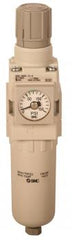 3/8" Air Filter/Regulator w/ Gauge, 230 PSI Maximum EA
