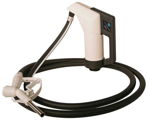 Poly Lever Action Piston Pump, 12' Hose,S.S. Spout