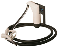 Poly Lever Action Piston Pump, 12' Hose,S.S. Spout