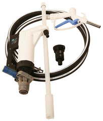 Poly Hand Pump Kit for 55Gal Drum, 12' Hose, Manual Nozzle EA