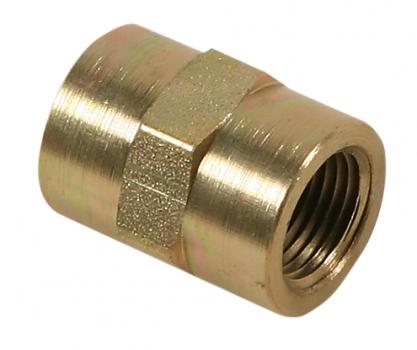 Coupler Fitting, 1/2" NPTF x 1/2" NPTF EA