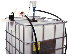 Econo Pump System for 275Gal IBC Totes, w/ Manual Nozzle (115 VAC)