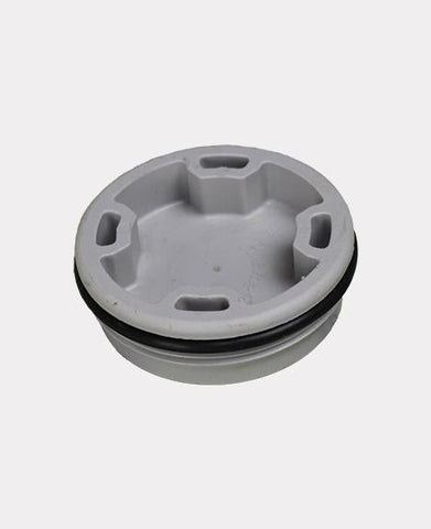 CAP PLUG NYLON NPT THREADED W/O-RING 2" (PUMP OPENING) EA