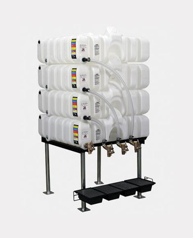 45/45/45/45 COMPLETE GRAVITY FEED SYSTEM EA